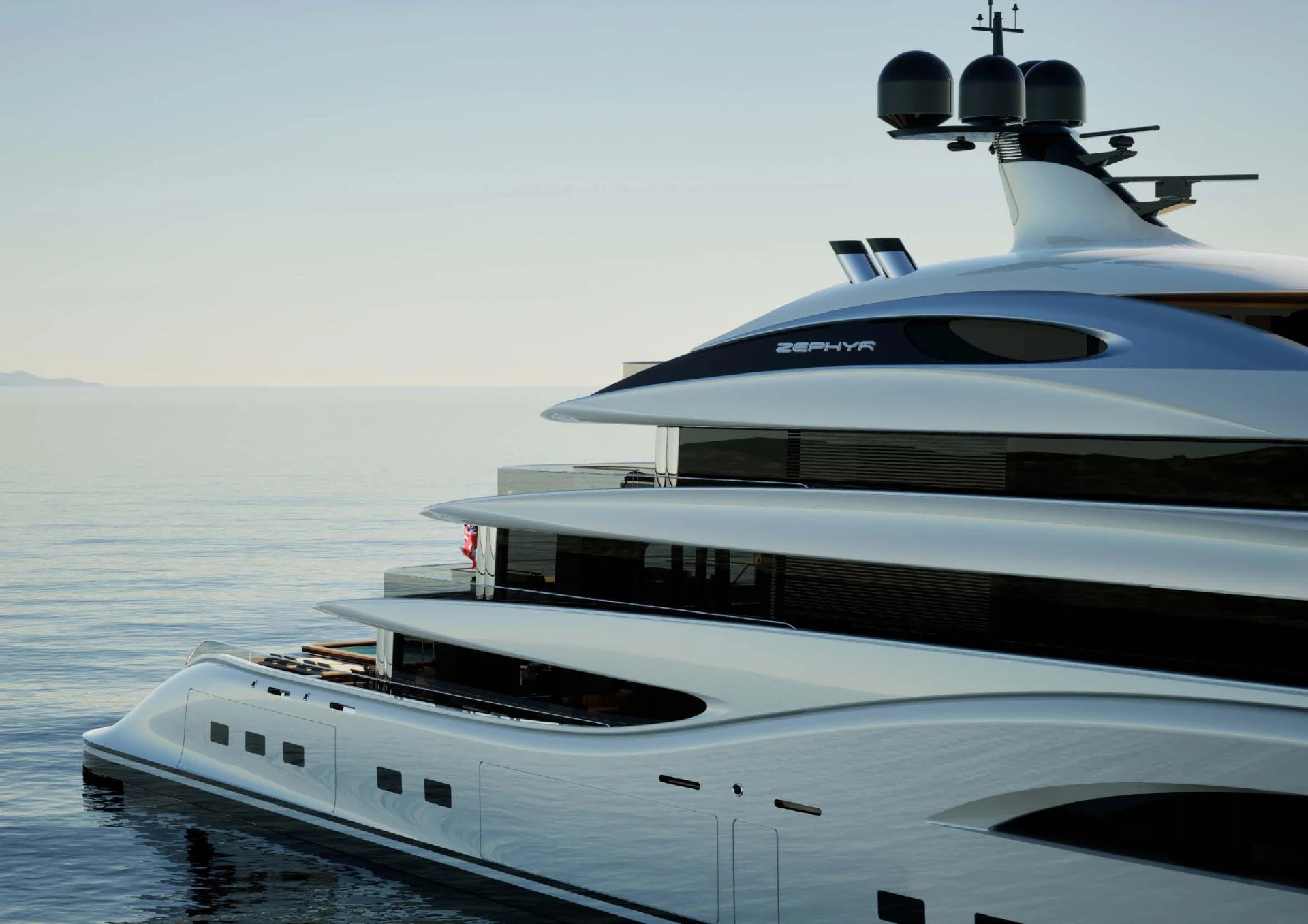 ZEPHYR superyacht concept by H2
